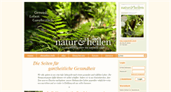 Desktop Screenshot of naturundheilen.de