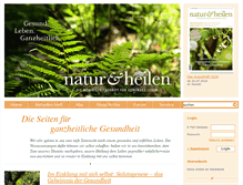 Tablet Screenshot of naturundheilen.de